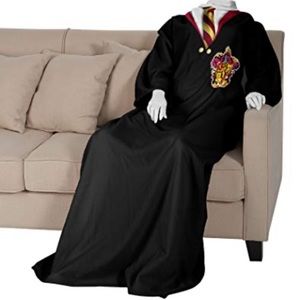 Harry Potter Adult Comfy Throw Blanket w/ Sleeves